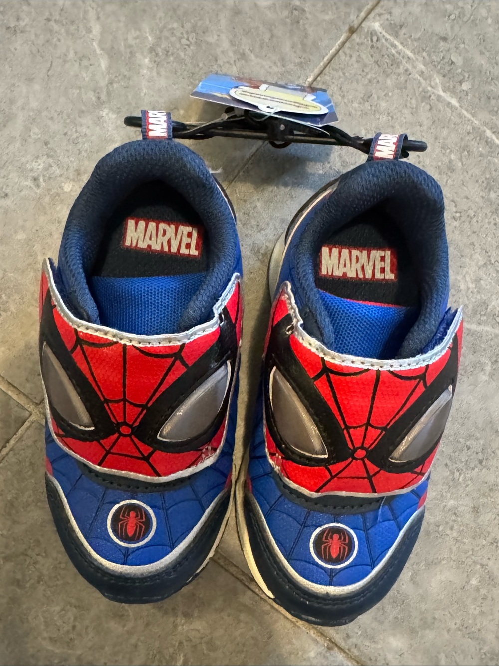 Marvel Spider-Man Kids Sneakers Red Blue Black